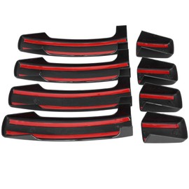 Door Handle Cover, 4 Pieces Car Glossy Black Exterior Door Handle Cover for Sport Discovery 3 Freelander 2