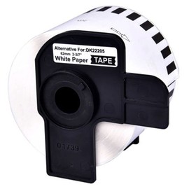 G + G Ink Ribbon Brother DK22205 comp. Black/white