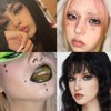 Kinretixia 4 Pieces Lip Studs, Fake Nose Studs, Eyebrow Studs,