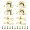PATIKIL Cabinet Latches Double Roller Latches Set of 4 Stainless