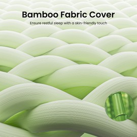 Marsail 3 Inch Memory Foam Mattress Topper Twin XL, Cooling Gel Infused Mattress Topper with Soft Cover, CertiPUR-US and Oeko-TEX Certified, Suitable for Sofa, RV, Camping