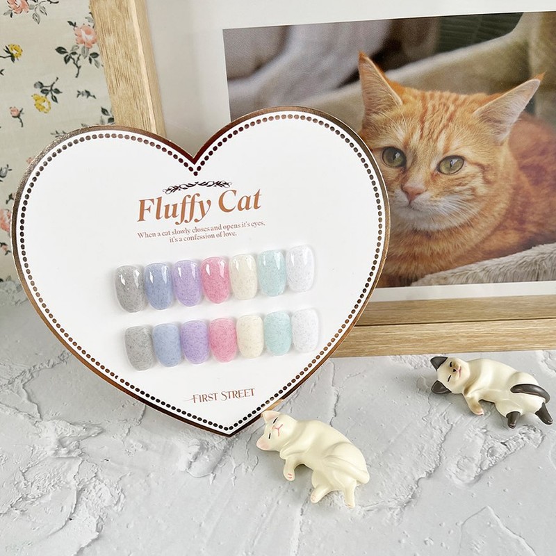 First Street Pulse Gel Fluffy Cat Velvet Glitter Gel Single