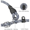 TagME Slip Lead for Dogs,1.8m Reflective Dog Lead with Soft