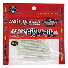 Bait Breath Worm Fishtail Shad 2.8" S461 Rainbow Pearl