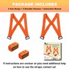 Riwer 2-Person Shoulder Strap Transport Belt Lifting Straps for Movers,