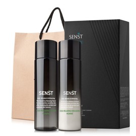 Sense Men's Daily Skincare 2-Piece Set (Cica Relaxing Toner 200ml + Emulsion 200ml) / 센스트 맨즈 데일리 스킨케어 2종세트(시카 릴렉싱 토너200ml+에멀전200ml)