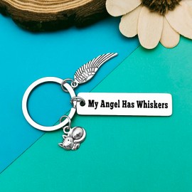 Pet Memorial Gifts Cat Memorial Keyring Sympathy Gift for Loss of Cat Pet Loss Keychain Gift In Memory of Cat Pet Condolence Gift Remembrance Gifts for Cat Owners Pet Lovers Family Friends Keyring