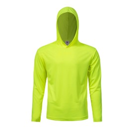 4 Pack Men's UPF 50+ Sun Protection Hoodie Shirts Long Sleeve Shirts Quick Dry Lightweight for Running Workout Hiking Fishing