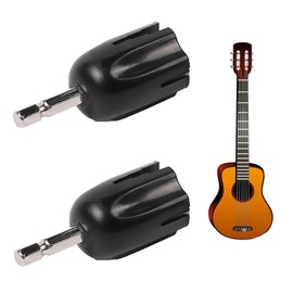2 PCS Guitar String Winder Head, Guitar String Winder Drill, Hex Electric Drill Tuning Peg Puller, Guitar Tuning Peg DIY Repair Maintenance Tool for Electric Acoustic Folk Guitar Bass Ukuleles (2)