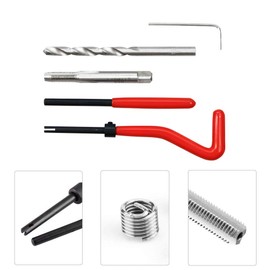 BestsQ Pack of 25 Thread Repair Kit Drill Helicoil Repair Kit Compatible Hand Tool Set for Car Repair Size: M6 x 1.0