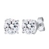 Kuzzoi 0306152222 Men's Stud Earrings Round (6 mm) with Sparkling