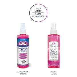 HERITAGE STORE Lavender Flower Water & Glycerine Benefits Skin, Hair & More Aromatherapy Mist Spray 8 oz