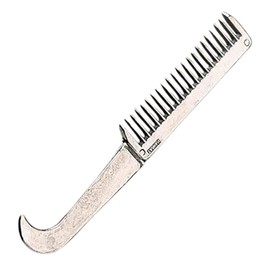 Roma Hoof Pick & Mane Comb One Size Aluminium