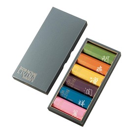 Gyoshodo Incense Incense Incense for Living Room, Assorted 6