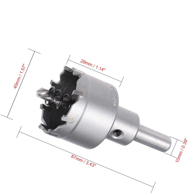 sourcing map Carbide Hole Cutter, Hole Saws for 0.5 mm
