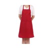 WS Accessories 2 Pocket Apron 60x70cm - Ideal for kitchen, home and garden use [Dark Red]