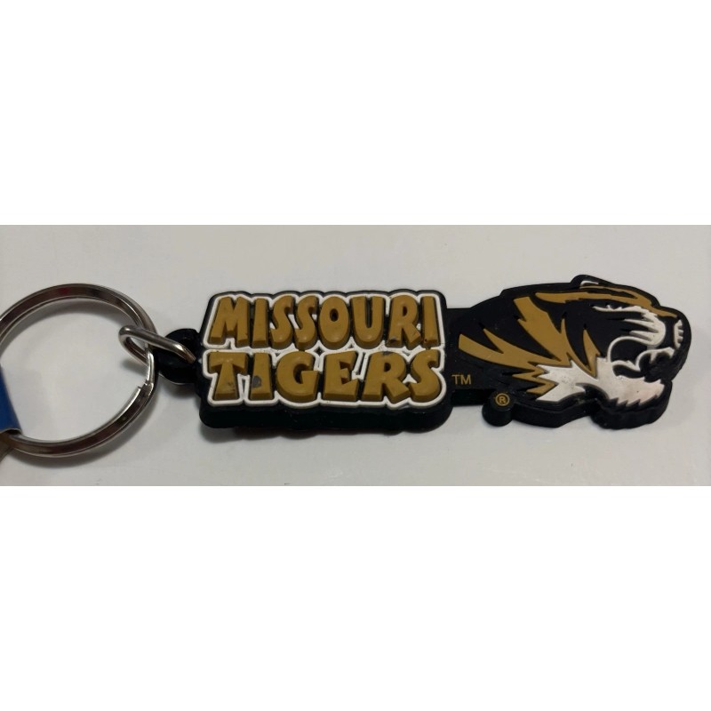 Mizzou Missouri Tigers Keyring Keychain Jenkins Game Day 3” New