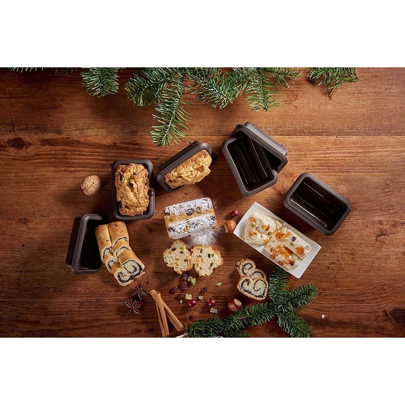 Lurch 85077 FlexiForm Mini Stollen 6er Set / Backförmchen für