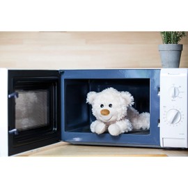 Habibi Plush Lying Bear Warm Toy