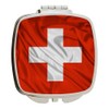 Island Gifting - Switzerland Flag - Square Compact Mirror -