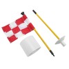 Golf Pin Flag Hole Cup Set for Mini Putting Green