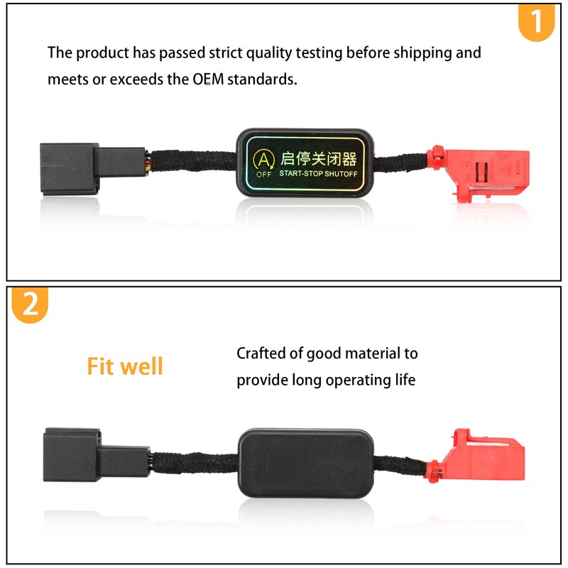 GNXfixt Car Start Stop Eliminators Car Starter Cable for T5