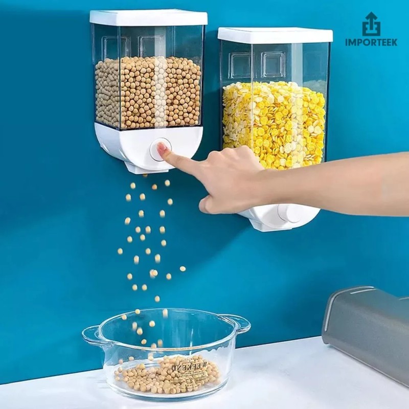 Importeek Dispensador Despachador Semillas Cereales Alimentos Cocina