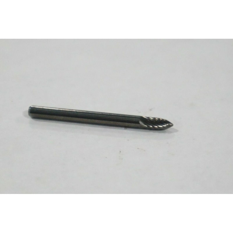 MONSTER TOOL, SG-42, 1/8" CARBIDE BURR, SINGLE CUT POINTED TREE