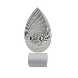 Metallic Quilling Paper Strips 10mm White for Craft Paper Strip Hobbycraft DIY Orgami Luky Star Paper Filigree Coil Strips 3/8inch for Weaving Projects Moravian Stars, German Stars and Froebel Stars