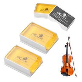 Kolophonium 3 Stück, Kolophonium Natürlich für Violine, Bratsche Cello, Kolophonium Geige, Staubarmes rosin Violine für Klangverbesserung, Kolophonium Cello, Naturharz Staubarm Zubehör für Streicher