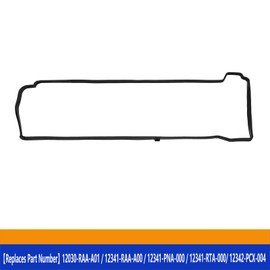Engine Dancer Valve Cover Gasket Set 12030-RAA-A01,12341-RTA-000,VS50627R Replacement for K20 K24 02-13 CR-V CIVIC 2.0L ACCORD Crosstour ELEMENT 2.4L,ILX RSX RDX TSX 2.4L