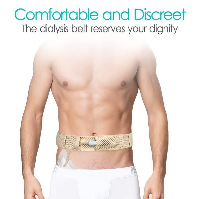 Mesh Breathable PD Belt Peritoneal Dialysis Catheter Accessories Supplies Soft