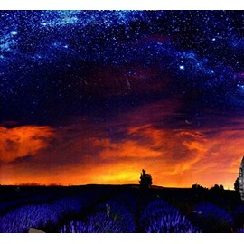 Aromatherapy 500 Piece Puzzle with Lavender Scented Candle