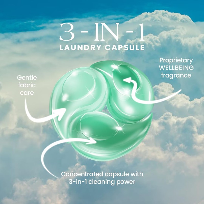 MNML Citrus Laundry Pods designed for Vitality & Wellbeing, Eco-Friendly