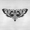 Death Head Moth Stencil - Reusable Stencils for Painting -