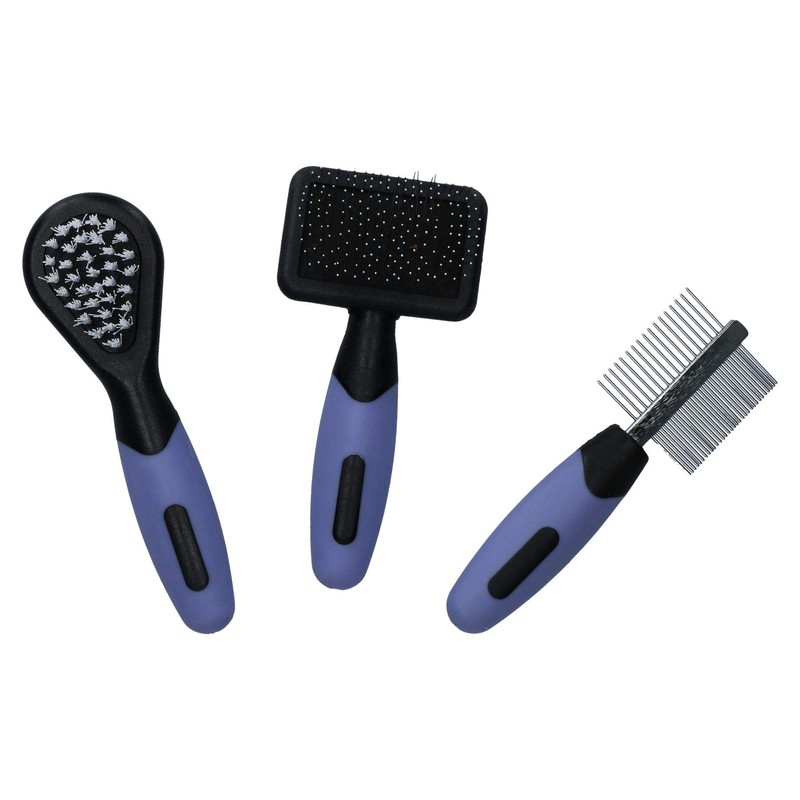 AB Tools Small Animal Mini Grooming Kit Brush,Comb, Cutters Guinea,Rabbit,Hamster,Gerbil