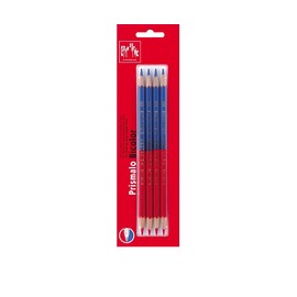 Caran d'Ache d'Ache Prismalo 0999.304 Colouring Pencils Set of 4 Bi-Colour Blue/Red Blister Packaging Water Soluble Wood Dimensions: Approx. 14 cm
