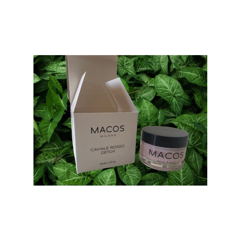 MACOS MILANO Detox Facial Cream Caviale Red 50 ml Anti-Wrinkle