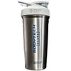 BodyTech Elite Stainless Steel Blender Bottle with Wire Whisk Blender