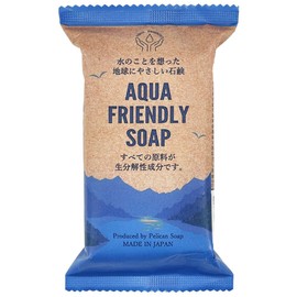 (Coordinates with Nature, For Moisturizing Skin) Sustainable Choice, Environmentally Friendly, Biodegradable, For Outdoor Activities and Camping, Pure Ingredients That Reflect To Water, Clean, Naturally, Removes Dirt, Pelican Soap, AQUA FRIENDLY SOAP 3.5 oz (100 g)