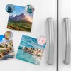 Glass Fridge Magnets, 12Pcs Marble Texture Crystal Refrigerator Glass Magnets