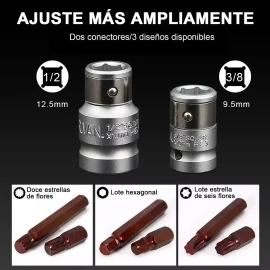 Generic Torx Y Hexagonales Con Adaptador, 40 Piezas