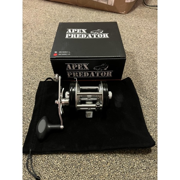 Apex Predator BC65C Level Wind Catfish Casting Reel 25 lbs