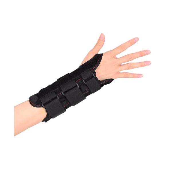 Tolenre Wrist Bandages, Wrist Support with Metal Splint, Adjustable Left