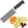 Rosenstein & Söhne Stainless Steel Wave Slicer for Potatoes and