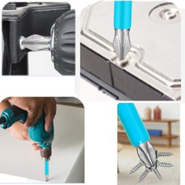 KEWAYO Magnetic Screwdriver Bits Set - 10Pcs PH2 Phillips Screwdriver Bits, 2.76 Inch Length, 1/4" Hex Shank, Ideal for Electric Screwdrivers (PH2 x 70MM)