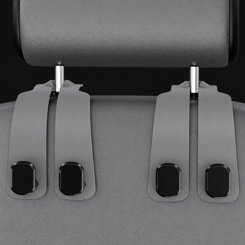 Car Headrest Hooks for Bags and Everyday Storage – Easy-Install