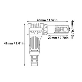 TopHomer 10sets Wire Solder DIY Type Insulation 90 Degree Banana Plugs Right Angle 4mm Banana Plug Male Connectors for Multimeter Leads Test Probes Adapter(Red/Blue/Black/Green/Yellow,2 per Color)