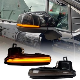 Sequential Side Mirror Lights for Toyota Tacoma 2016-2023 RAV4 2019-2023 Highlander 2020 2021 Sienna Platinum 2022 2023 2024 Corolla Cross Led Side Mirror Turn Signal Lights Dynamic Indicator Strip