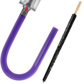 Fullclean Dryer Vent Lint Vacuum Atttachments for Dyson Gen 5 V15 V12 V11 V10 V8 V7 Detect Absolute Cyclone Outsize Slim Vacuum Cleaner Nozzle Crevice Flexible Dryer Lint Remove Tool Cleaner Kit